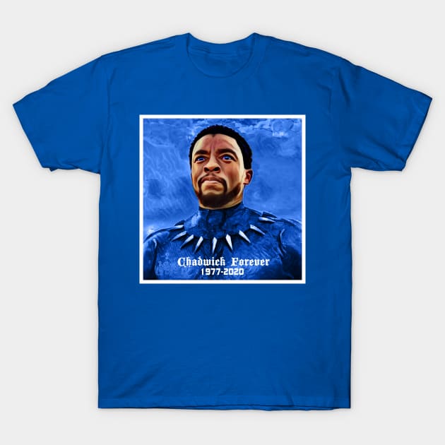 Chadwick Boseman Hero Actor Remember Super T-Shirt by Lorri's Custom Art